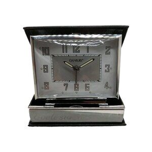 Danbury Mint Black Book Travel Clock Things Remembered Ecclesiastes 3 1-8  READ